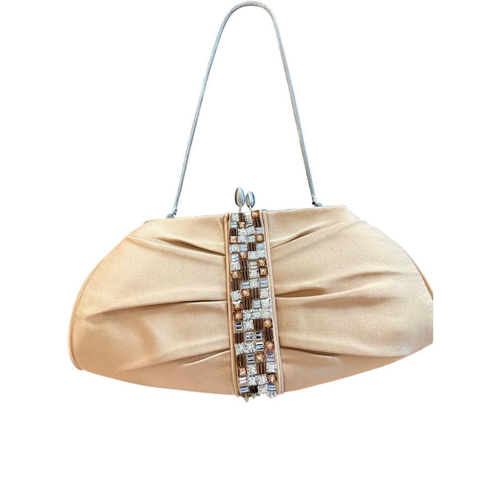Inge Christopher satin evening bag
